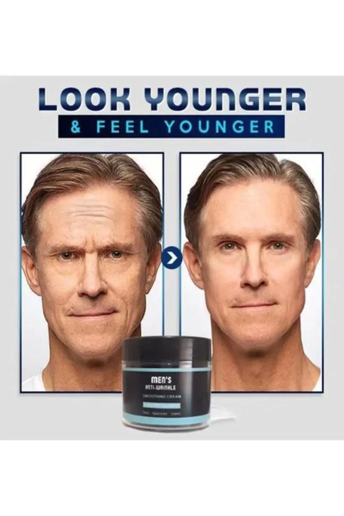Men's Anti-wrinkle Cream Erkek Yaşlanma Kırışıklık Karşıtı Yüz Bakım Kremi 100 Ml