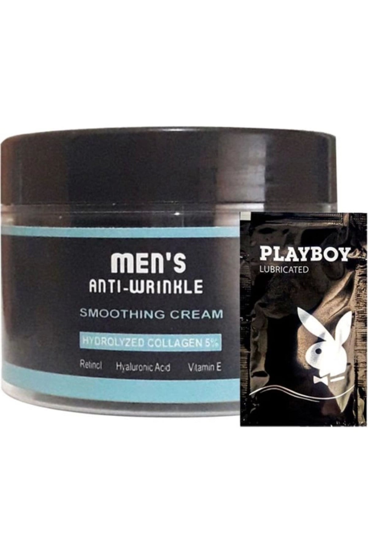 Men's Anti-Wrinkle Smoothing Cream 100 ml Erkek Yüz Ve Cilt Gençlik Bakım Kremi + 1 Hediye Jel