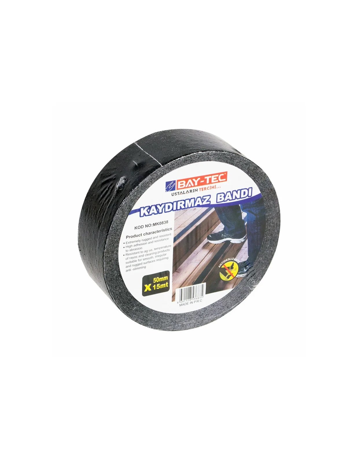 Merdiven Kaydırmaz Bant 50mm x 15mt MK0838