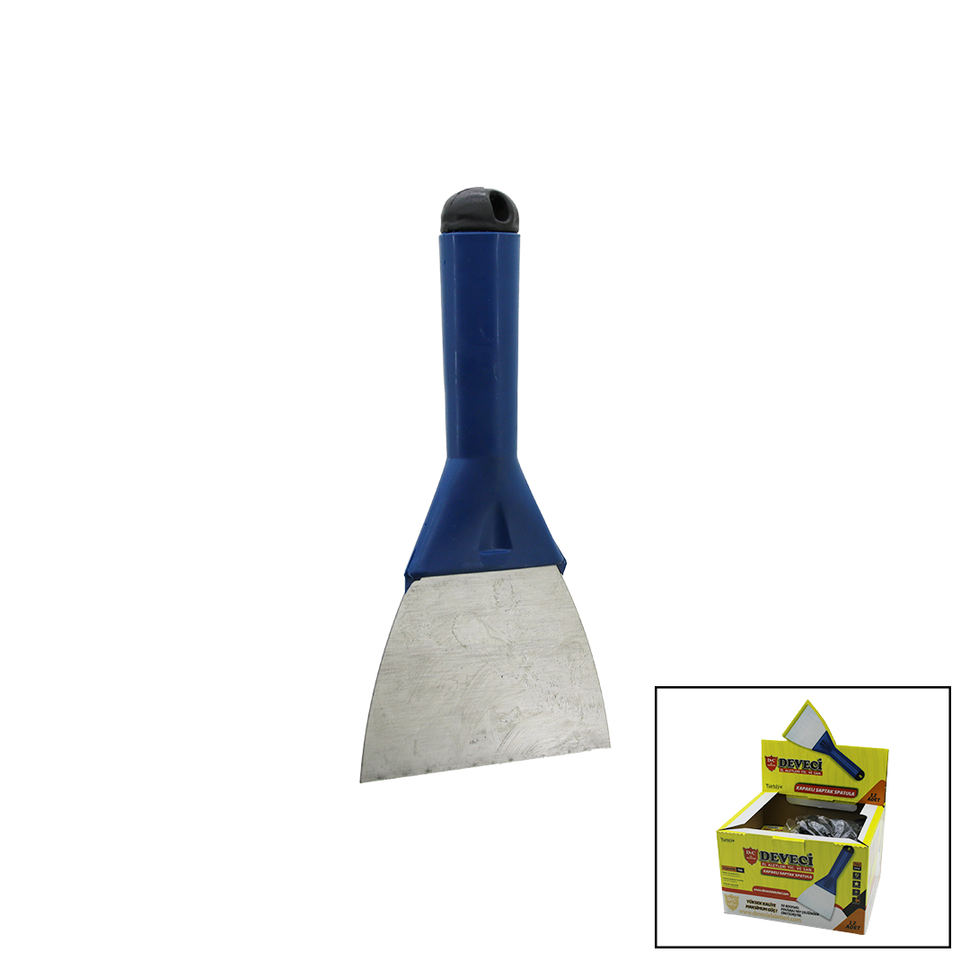 Metal Kazıma Spatulası 120 mm Plastik Saplı