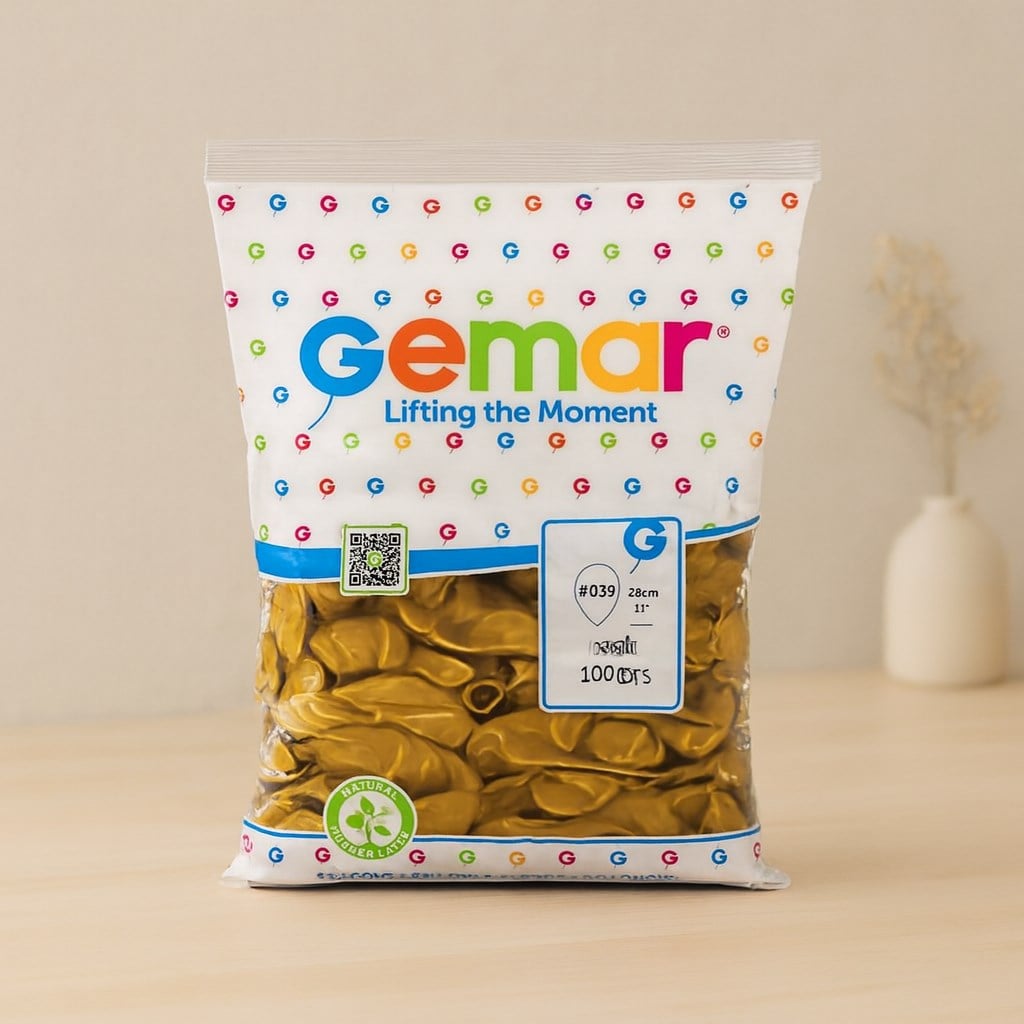 Metalik Gold Balon 11 (28 cm) 100lü Paket