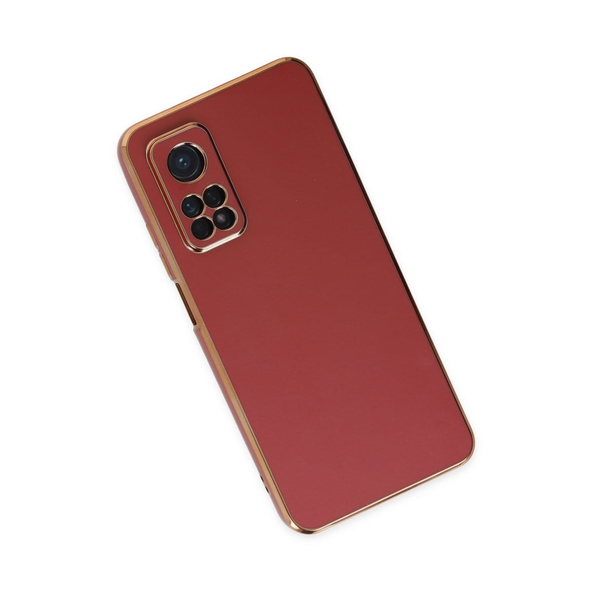 Mi 10T Kılıf Volet Silikon - Kırmızı
