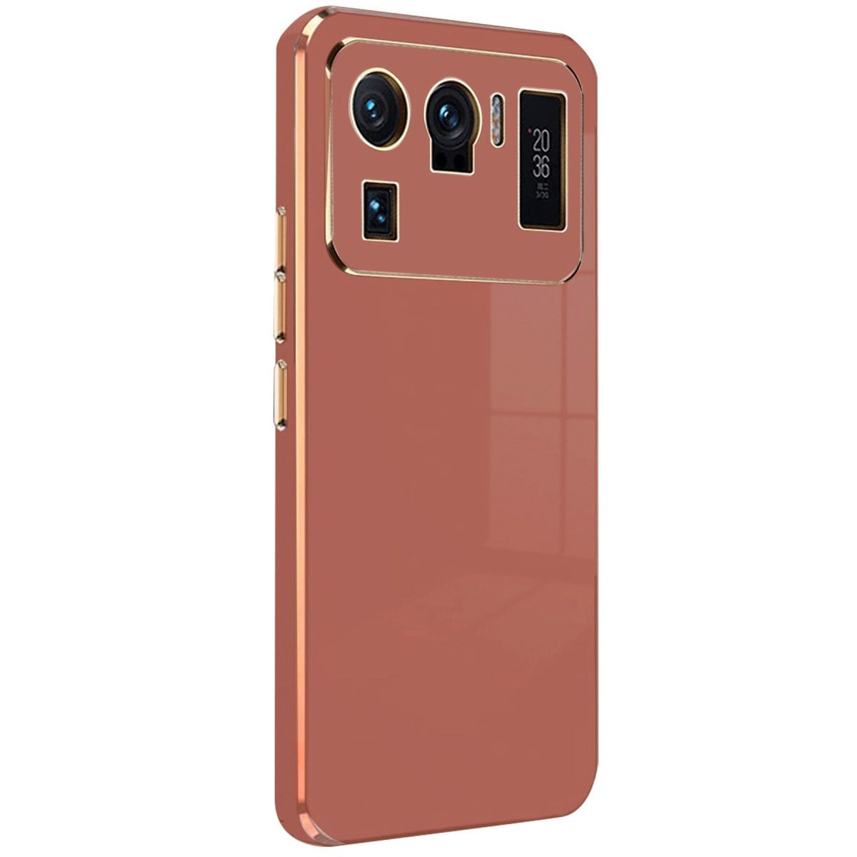 Mi 11 Ultra Kılıf Volet Silikon - Kırmızı