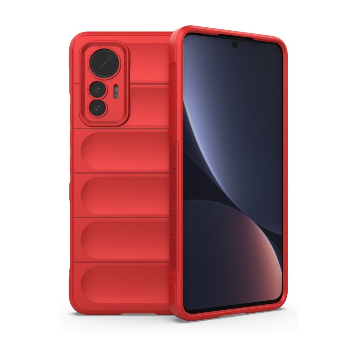 Mi 12 Lite Kılıf Optimum Silikon - Kırmızı