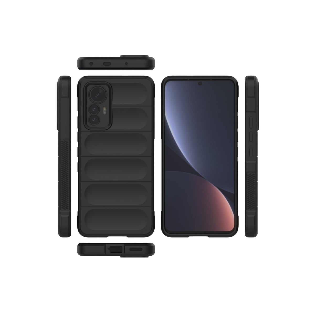 Mi 12 Lite Kılıf Optimum Silikon - Siyah