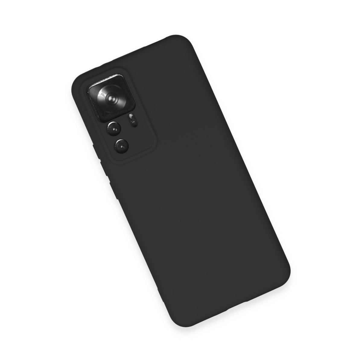 Mi 12T Pro Kılıf Nano içi Kadife Silikon - Siyah