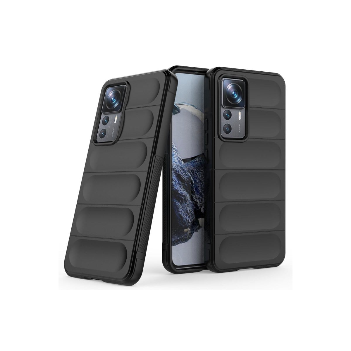 Mi 12T Pro Kılıf Optimum Silikon - Siyah