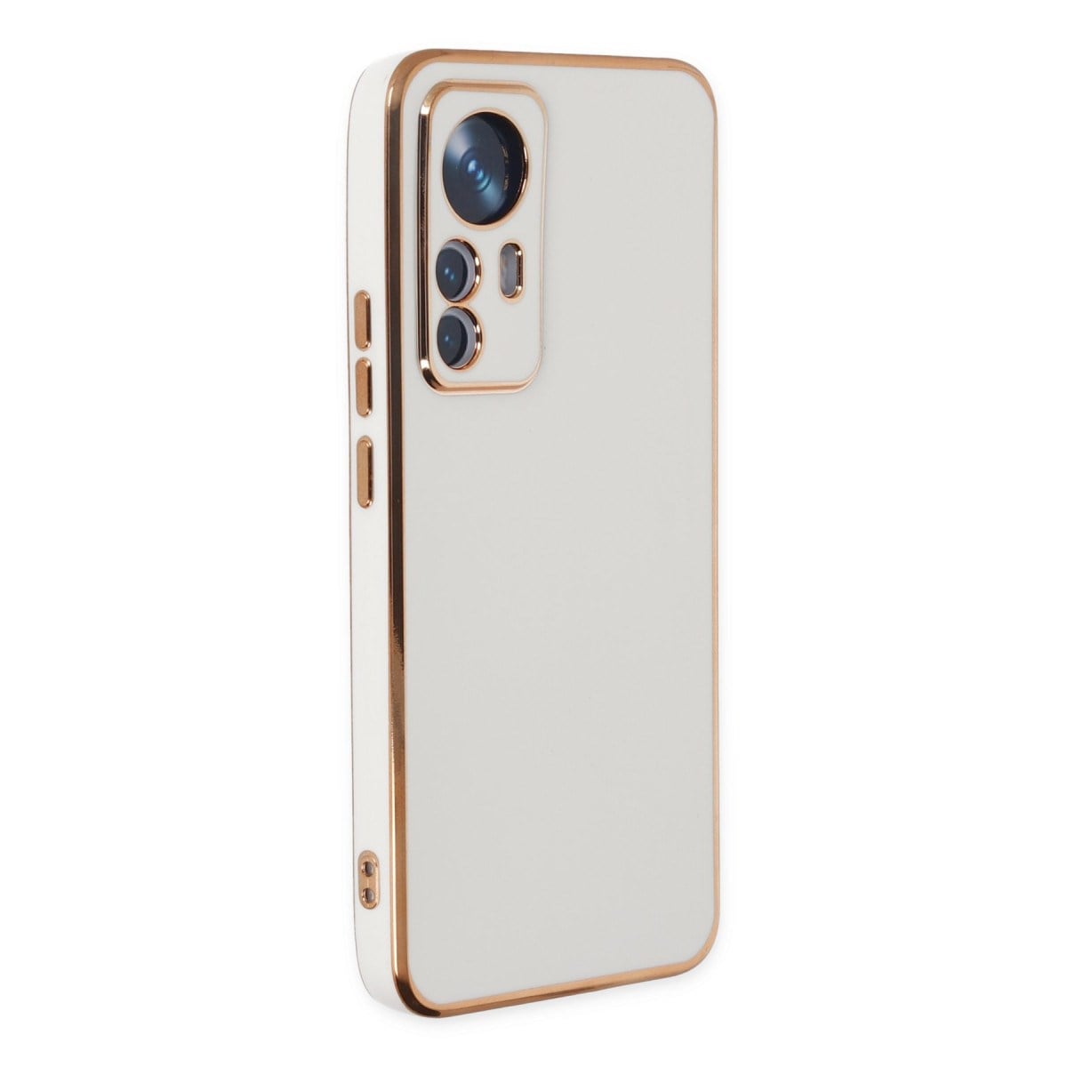 Mi 12T Pro Kılıf Volet Silikon - Beyaz