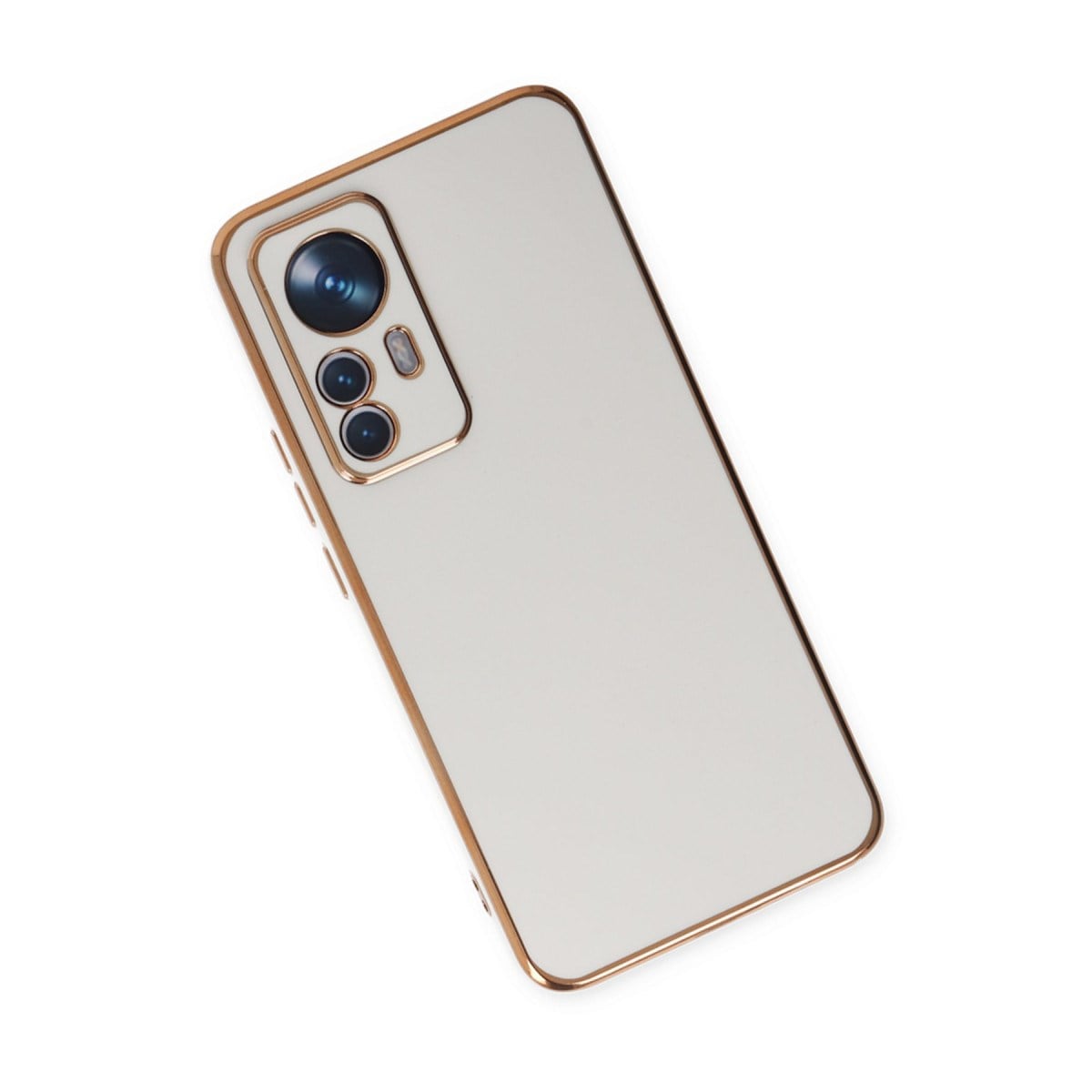 Mi 12T Pro Kılıf Volet Silikon - Beyaz