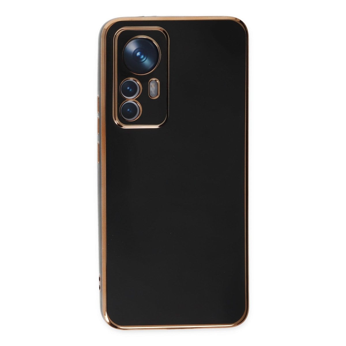 Mi 12T Pro Kılıf Volet Silikon - Siyah