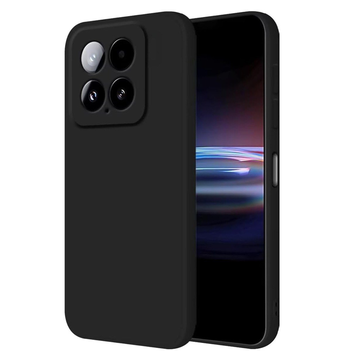 Mi 14T Pro Kılıf Nano içi Kadife Silikon - Siyah