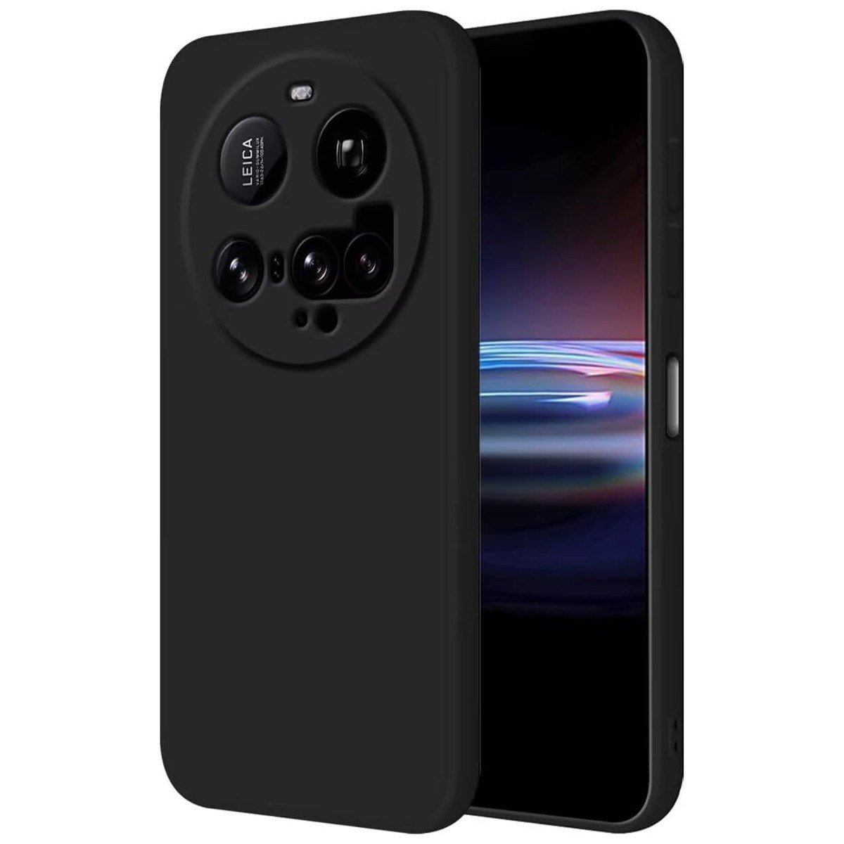 Mi 15 Ultra Kılıf Nano içi Kadife Silikon - Siyah