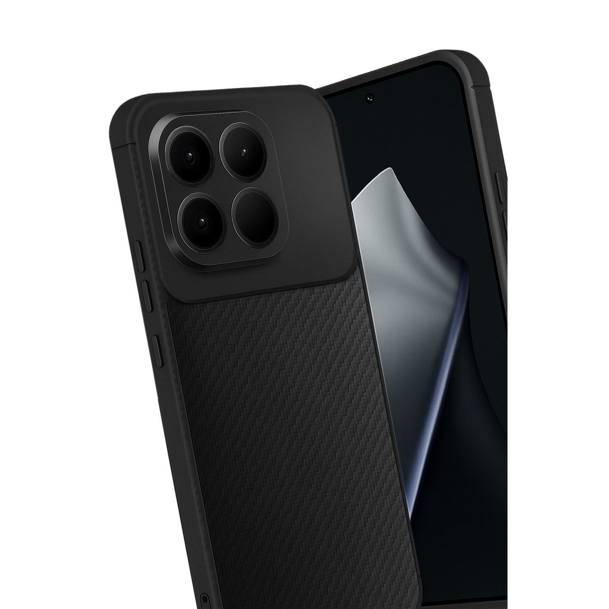 Mi 15T Auto Focus Karbon Kapak - Siyah