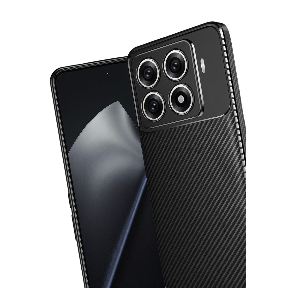 Mi 15T Pro Auto Focus Karbon Kapak - Siyah
