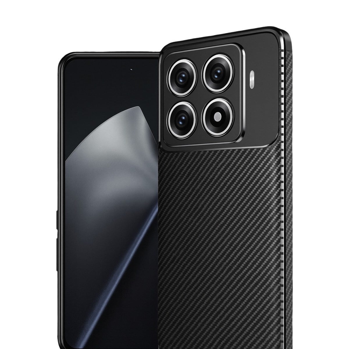 Mi 15T Pro Auto Focus Karbon Kapak - Siyah