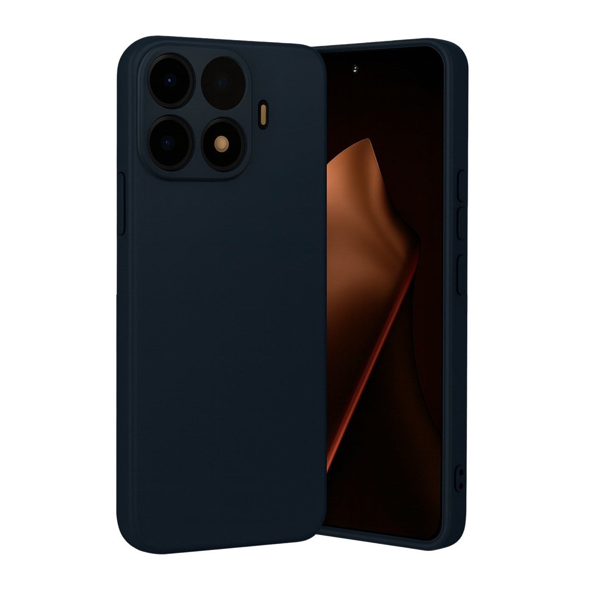 Mi 15T Pro Nano içi Kadife Silikon - Siyah