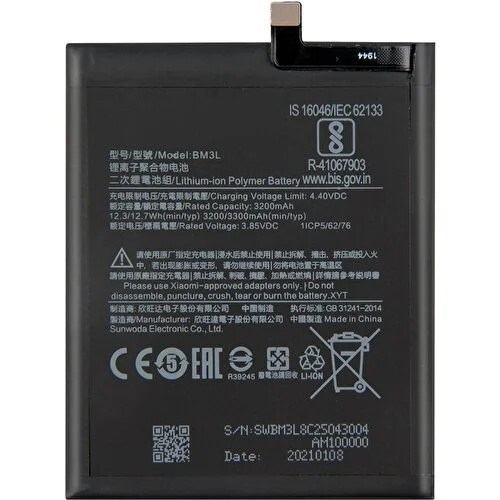 Mi 9 Batarya Pil (BM3L)