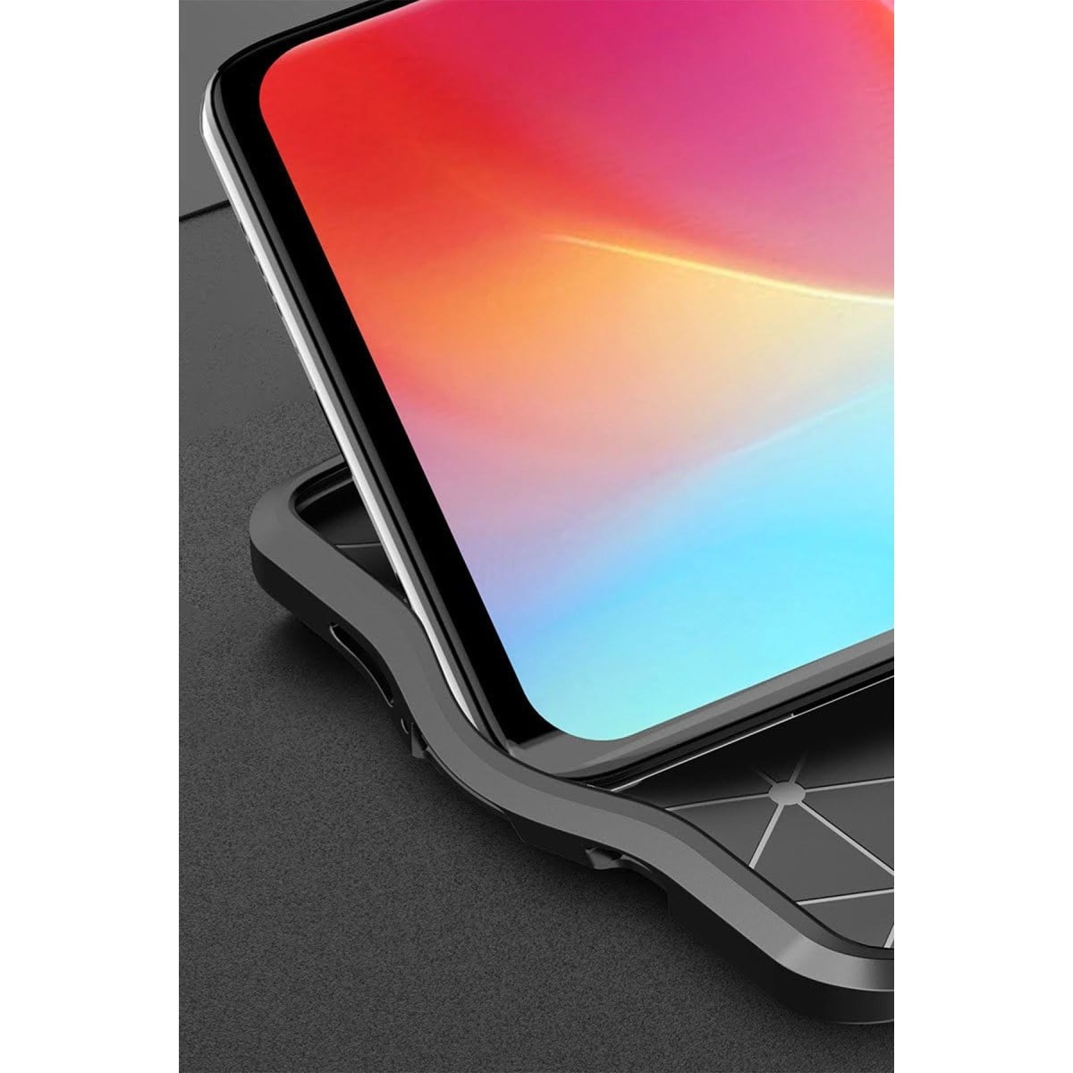 Mi Note 10 Lite Kılıf Auto Focus Kapak - Kırmızı