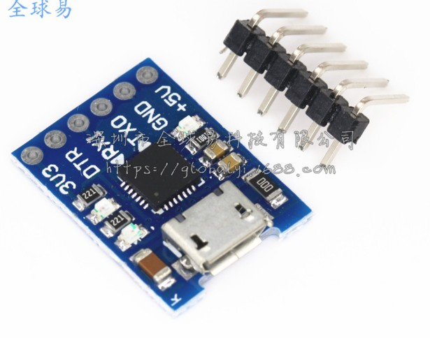 Micro USB'den TTL I2C Serial UART STC Dönüştürücü