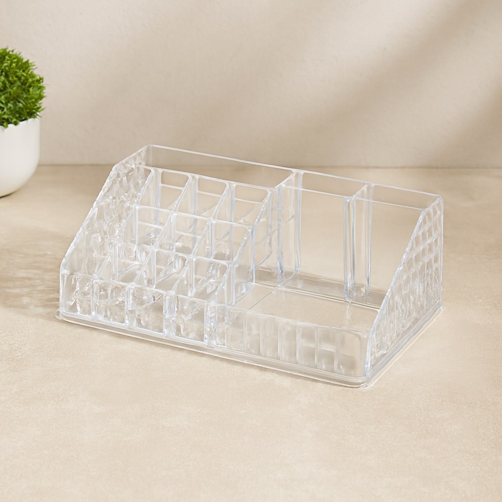 Mika Kristal 16 Bölmeli Makyaj Organizer 12.5x22x7.7 cm