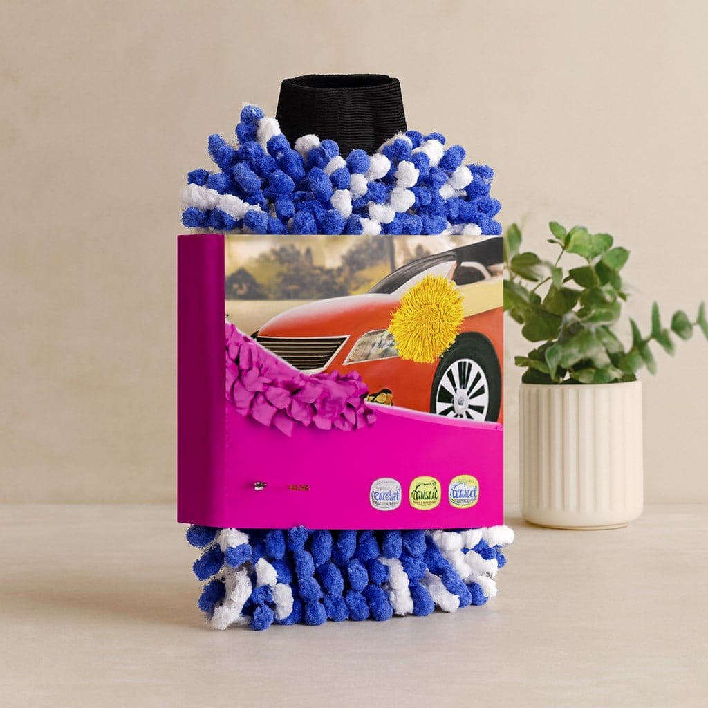 Mikrofiber Şönil Temizlik Bezi ve Oto Yıkama Eldiveni