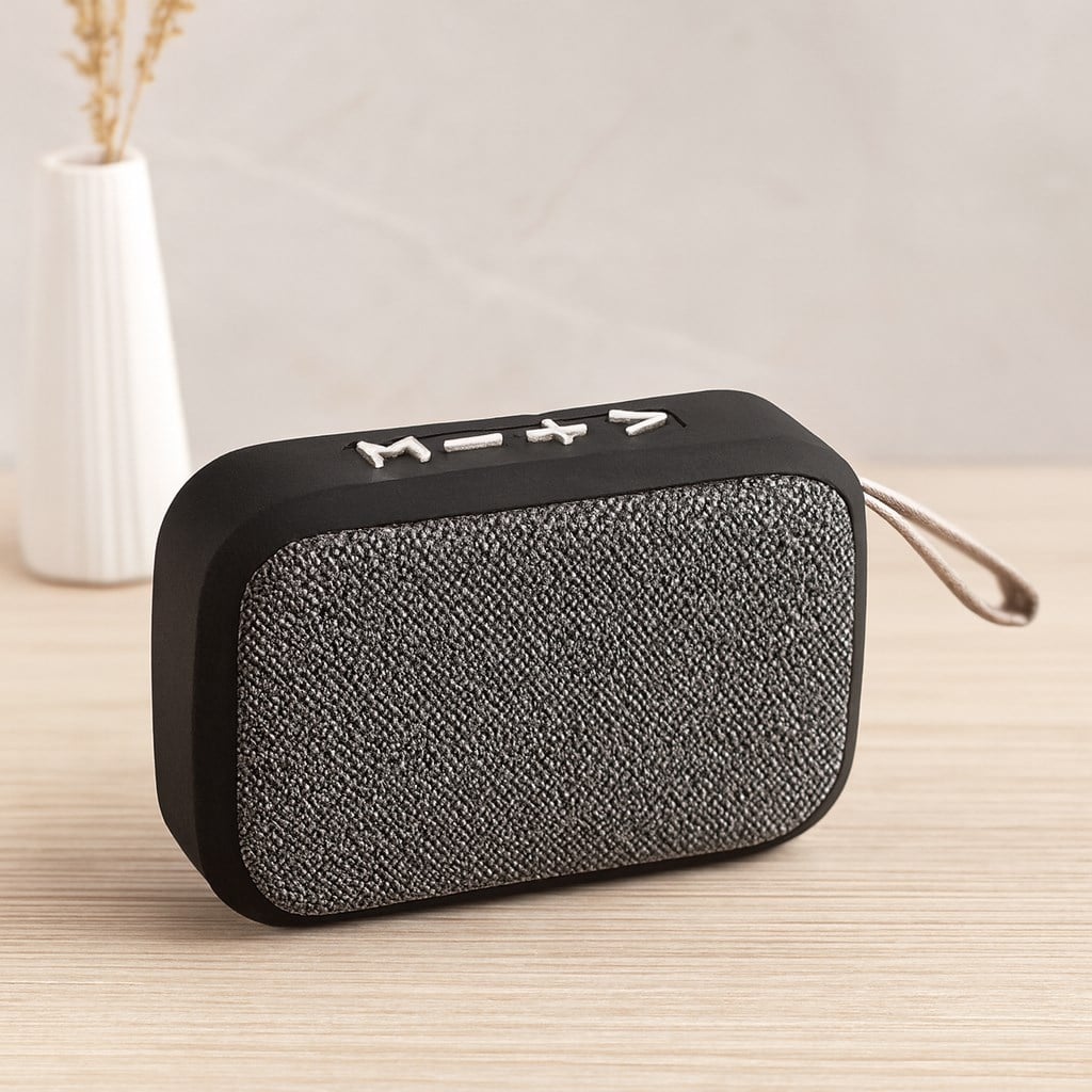 Mini Bluetooth Taşınabilir Hoparlör - USB Şarjlı 3W 300mAh, Mikrofon & SD Kart
