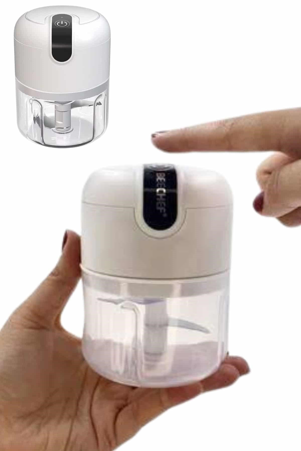 Mini El Rondosu Şarjlı Doğrayıcı Taşınabilir Rondo Blender 250 ML