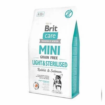 Mini Light Sterilised Tavşan ve Somonlu Tahılsız Kısırlaştırılmış Köpek Maması 2 Kg