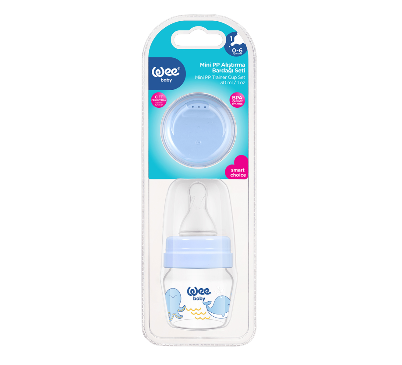 Mini PP Alıştırma Bardağı Seti 30 ml