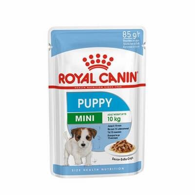 Mini Puppy Pouch Yavru Köpek Konservesi 12 Adet 85 Gr