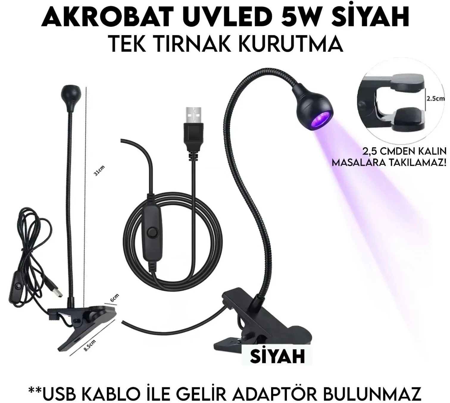 Mini UV Led Lamba
