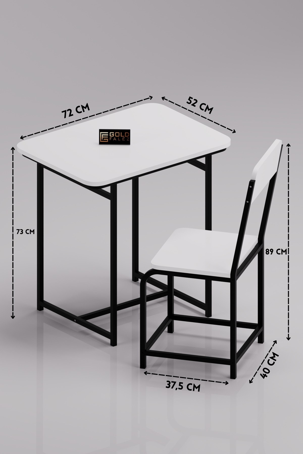 Minör Çalışma Masası Suntalam Beyaz 72x52