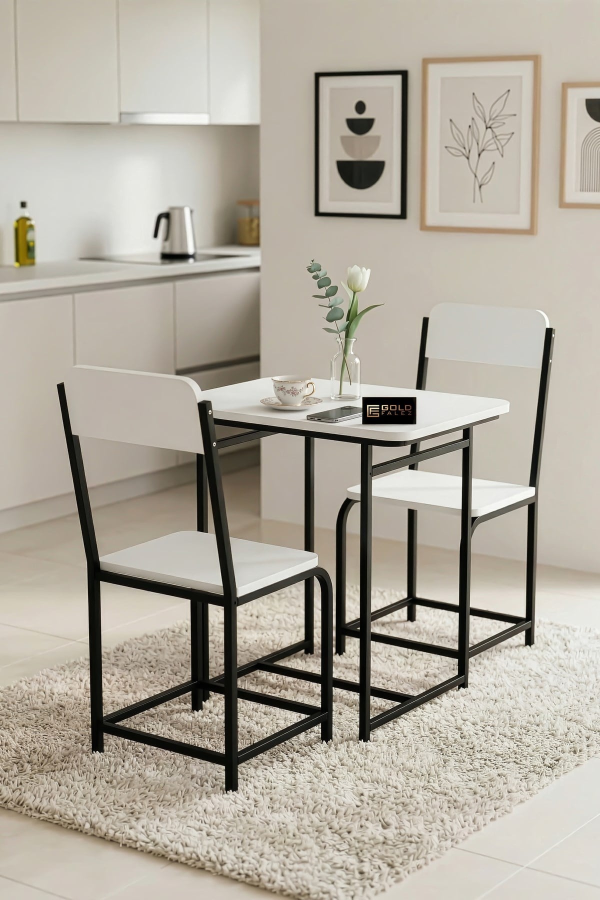 Minör Mutfak Masası Takımı Suntalam Beyaz 72x52