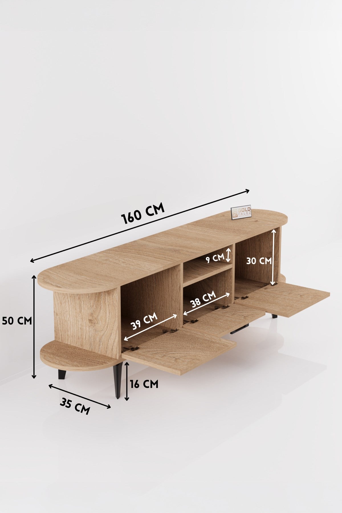 Mira TV Sehpası Suntalam Bej 160x35 cm