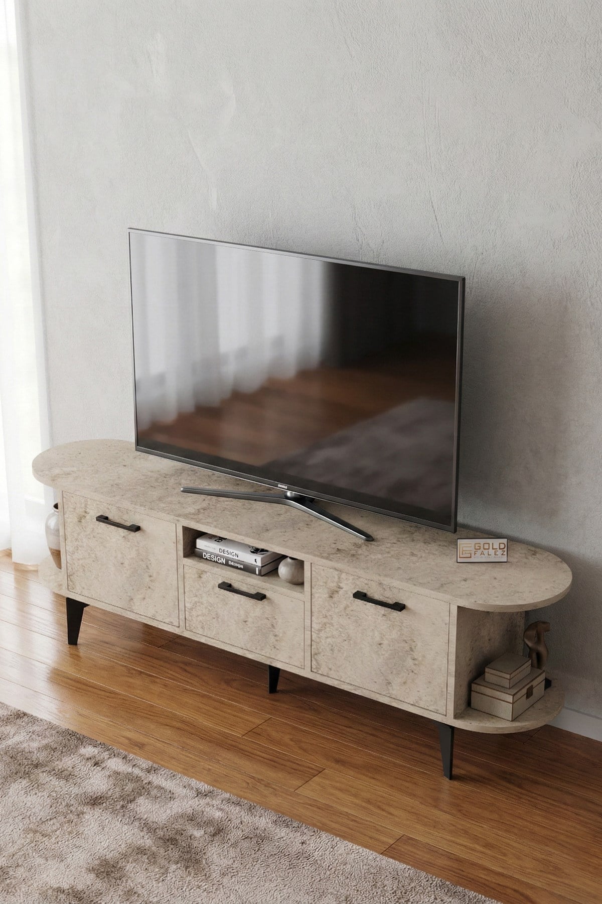 Mira TV Sehpası Suntalam Ekru 160x35 cm
