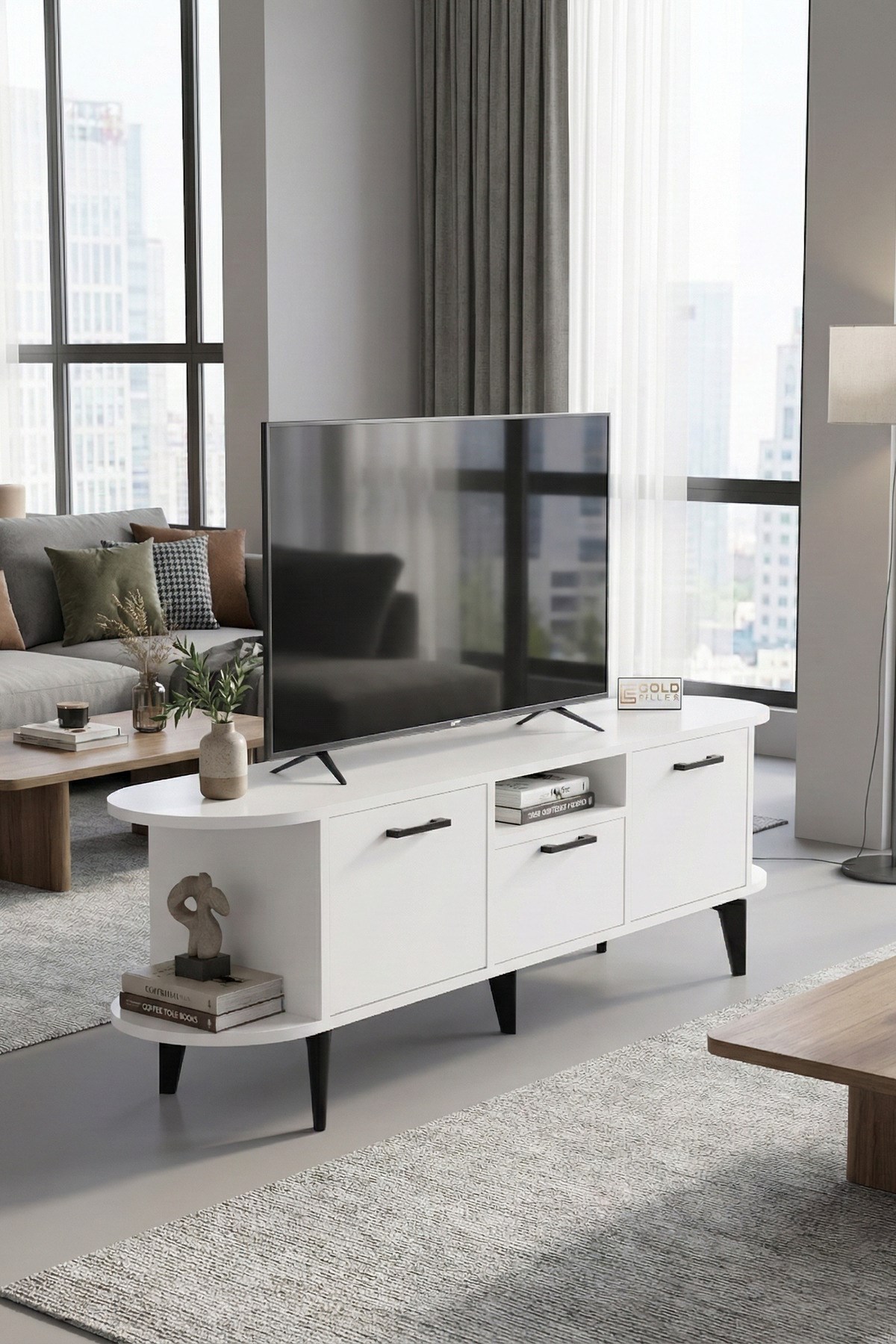 Mira TV Sehpası Suntalam Mavi 160x35