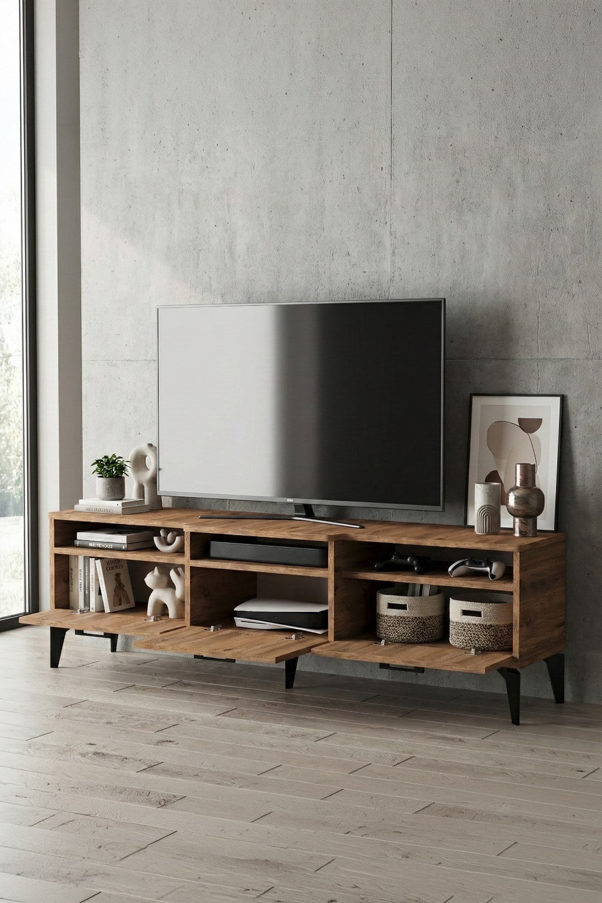 Mistral TV Sehpası Çok Renkli 160x40 cm