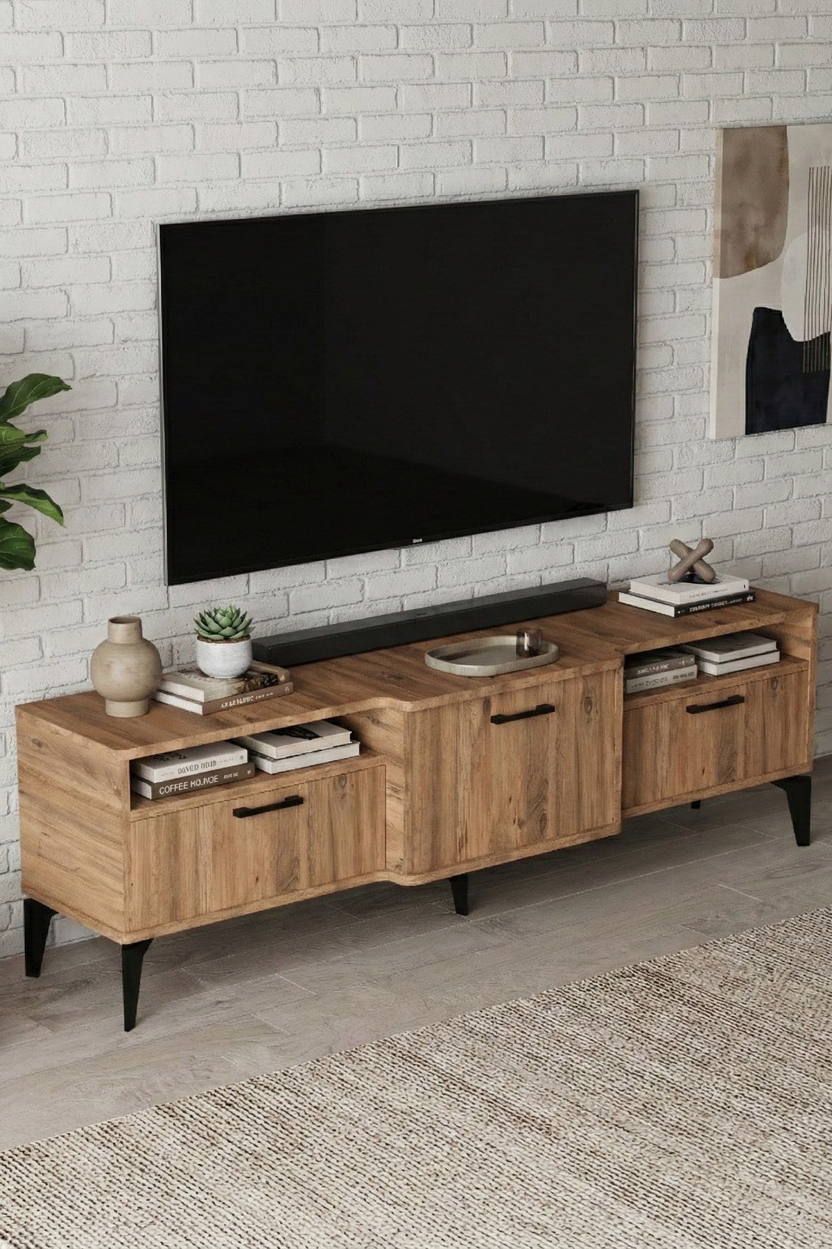 Mistral TV Sehpası Çok Renkli 160x40 cm