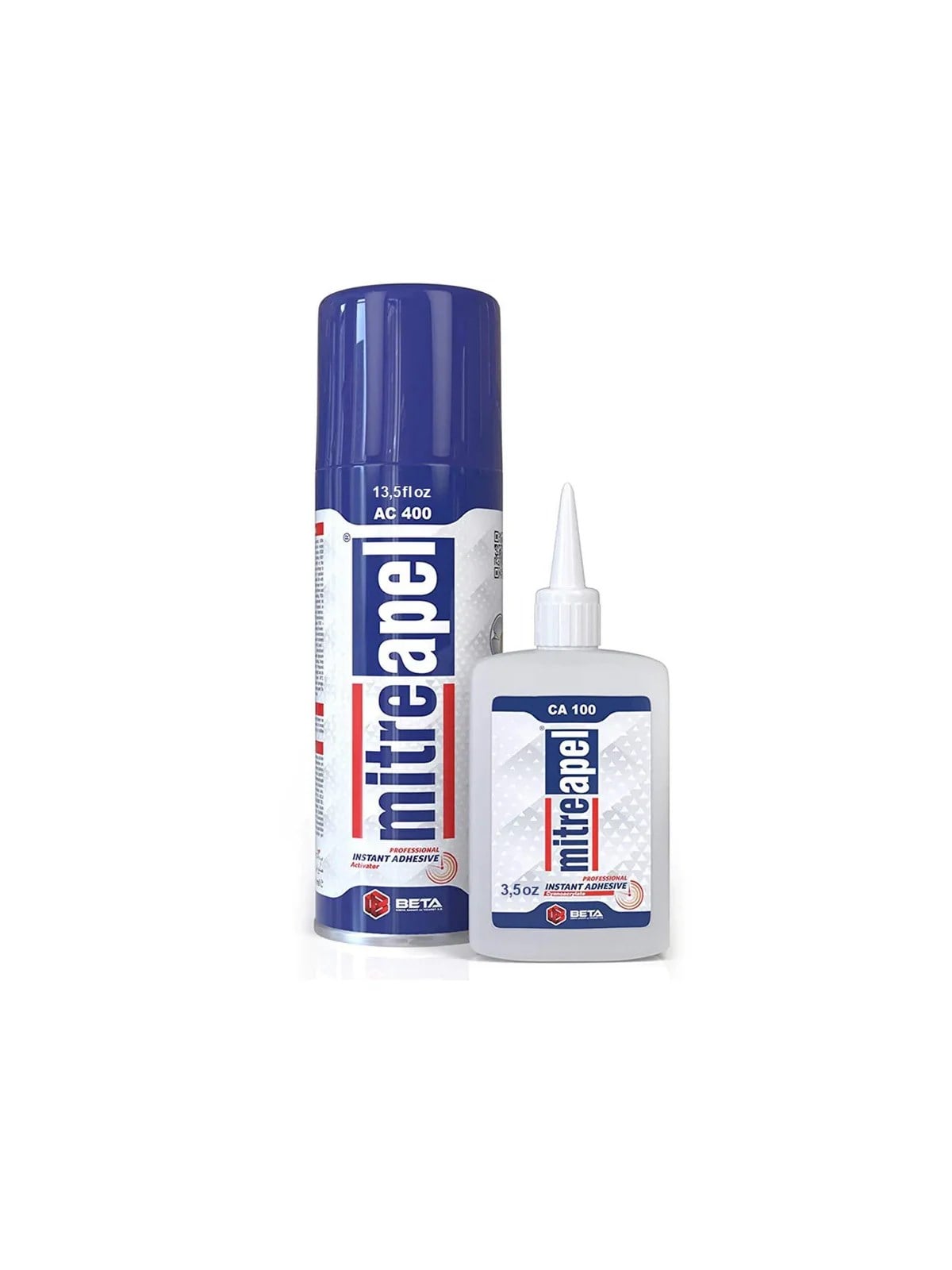 MİTREAPEL Hızlı Yapıştırıcı Kit AC400 400ml+ CA100 100gr