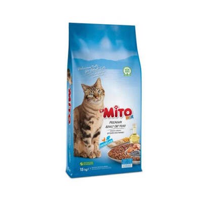 Mix Tavuklu ve Balıklı Yetişkin Kedi Maması 15 Kg