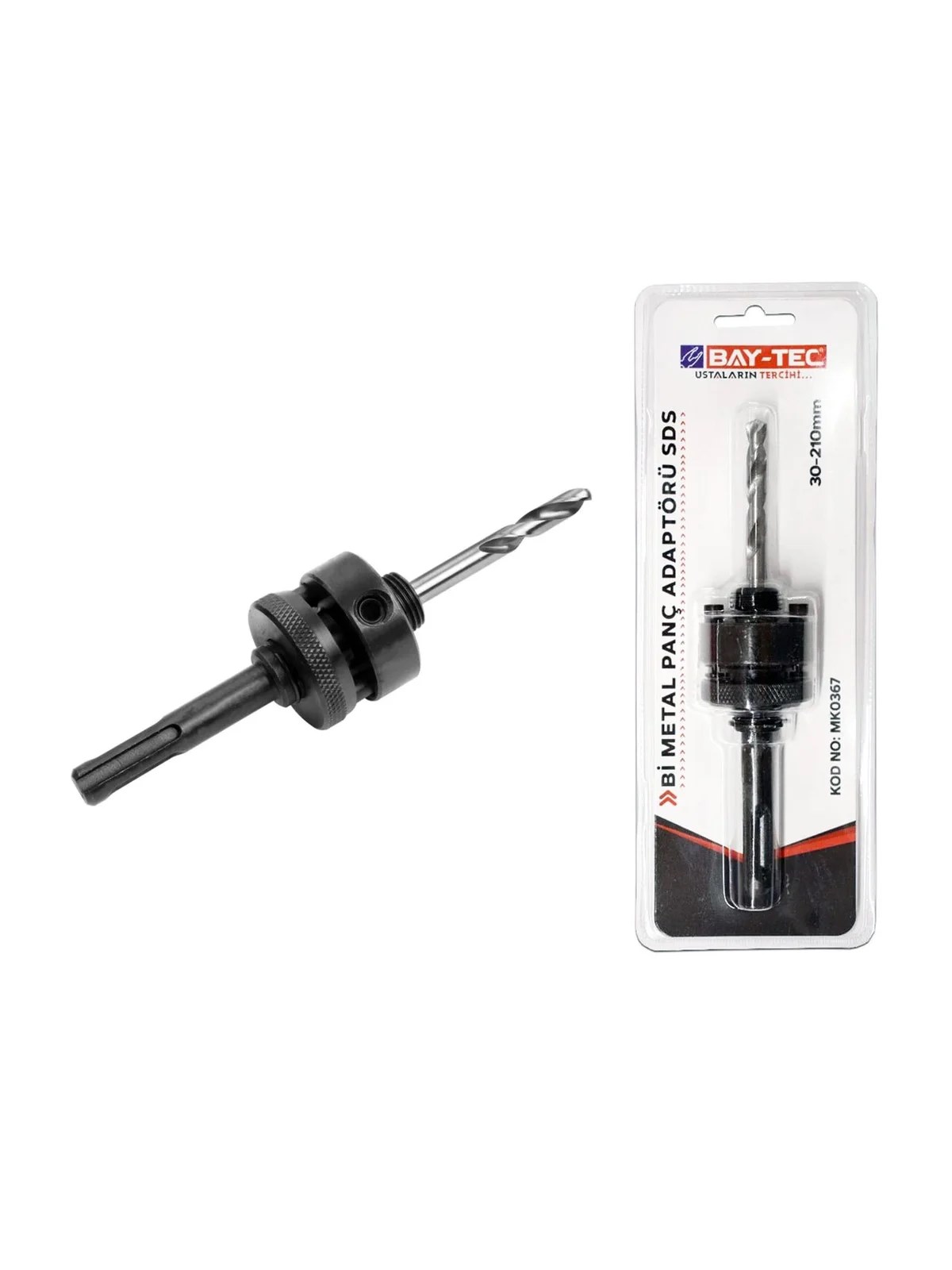 MK0367 SDS Bimetal Panç Adaptörü 30-210 mm