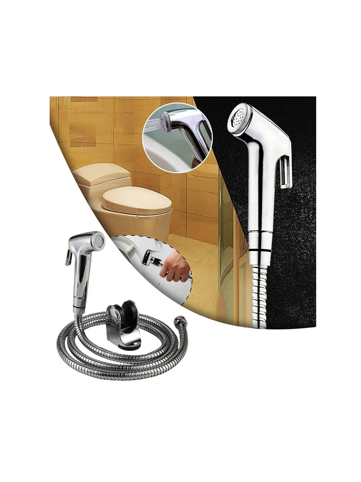 MK1457 Taharet Hortumu 105cm Bide Set