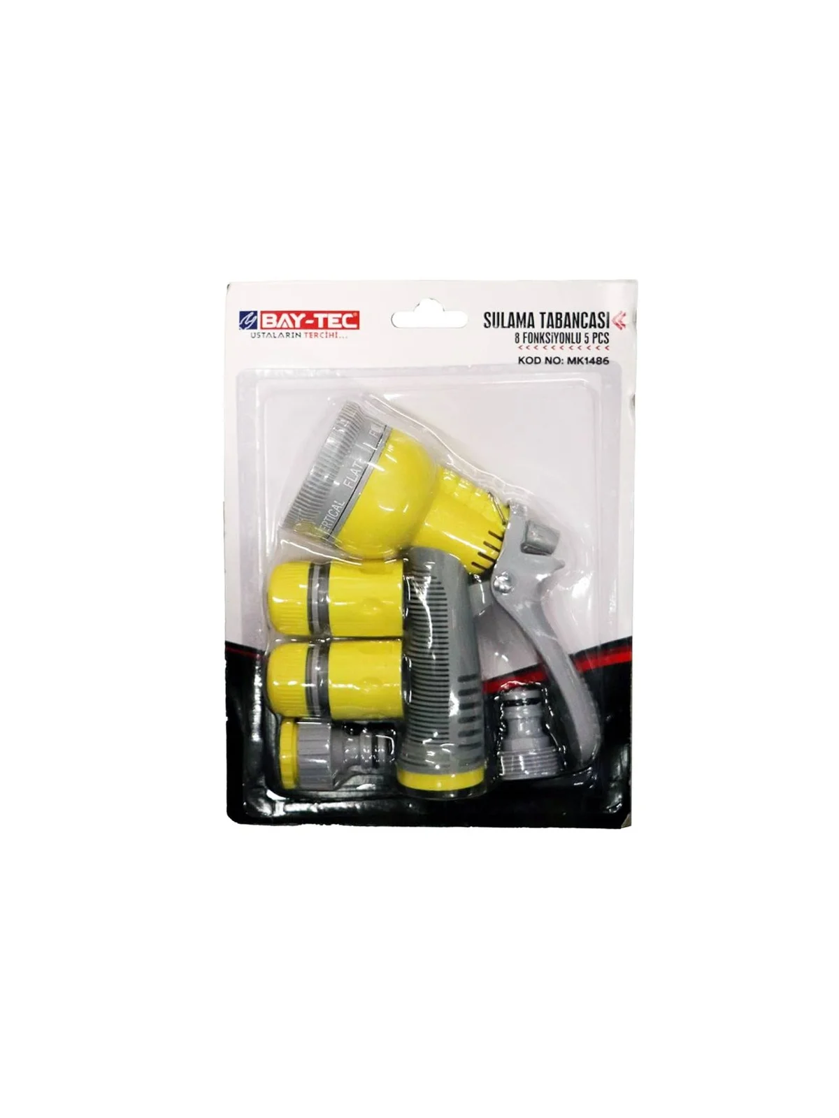 MK1486 Sulama Tabancası 8 Fonksiyonlu 5 Parça