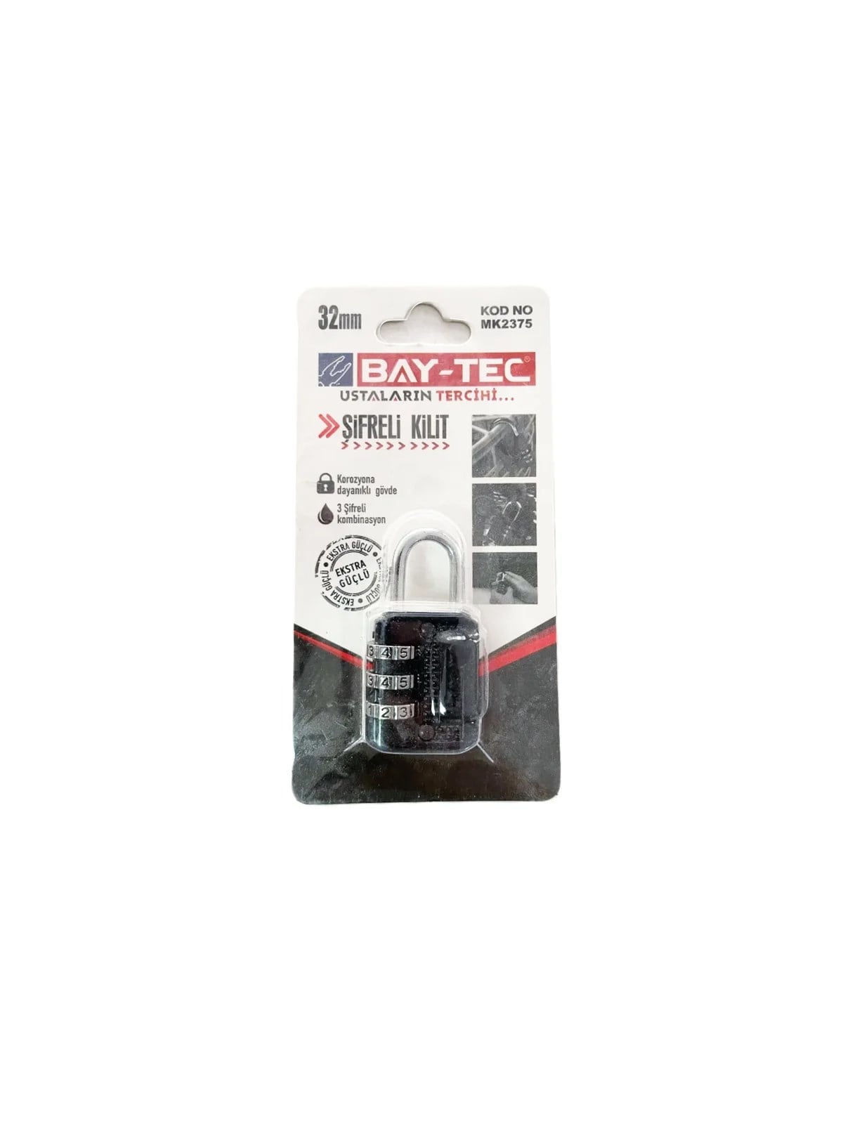 MK2375 Şifreli Asma Kilit 32 mm