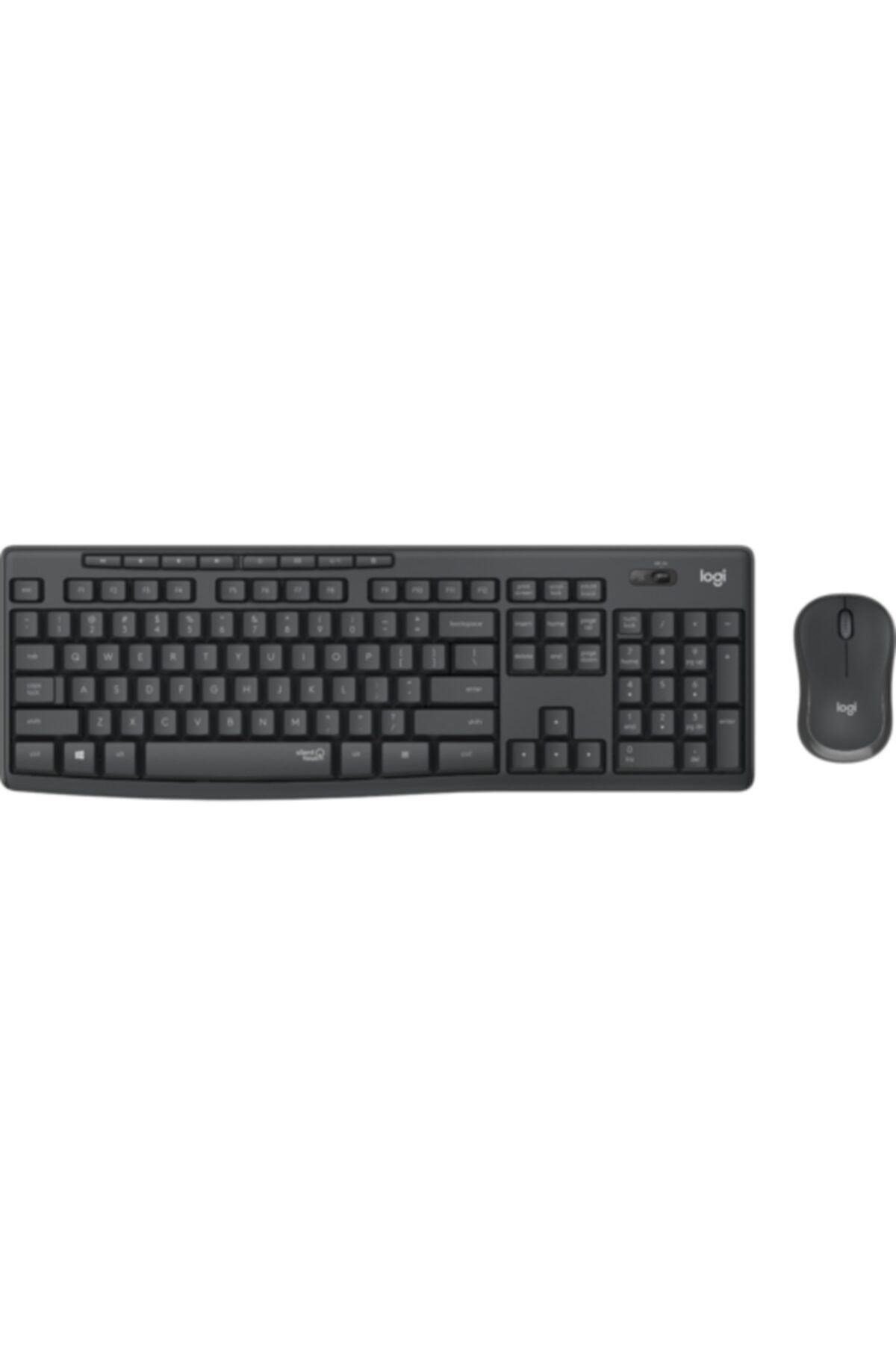 MK295 Q TR SESSİZ KABLOSUZ KLAVYE MOUSE SET SİYAH 920-009804