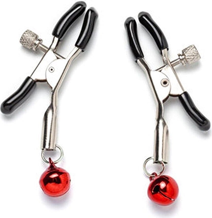 Mlingox Bdsm Fantezi Siyah Göğüs Ucu Sıkıştırıcı Nipple Clamp