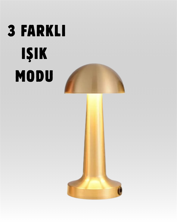 Modern Tasarım Şarjlı Masa Lambası – 1800 mAh Batarya