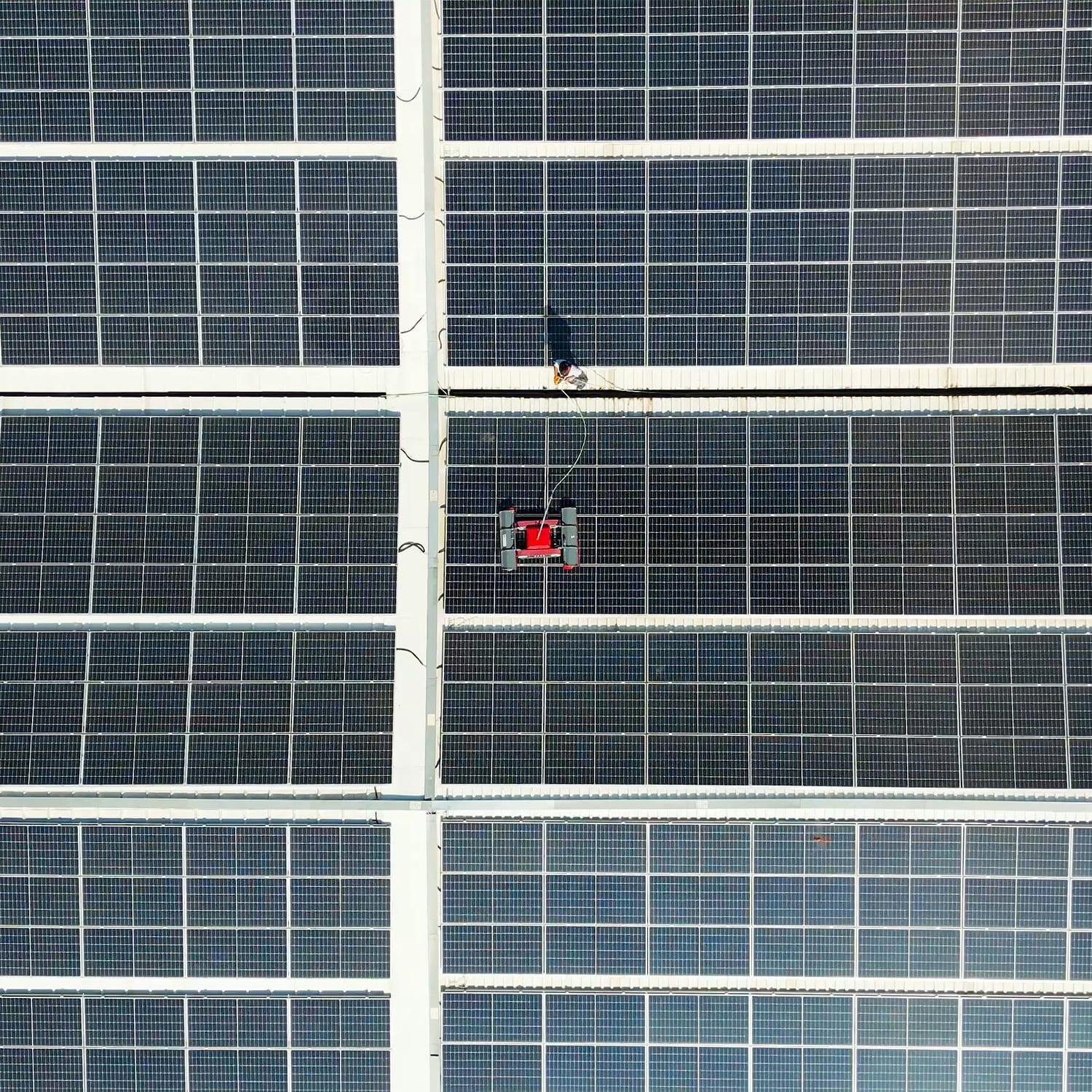 Morbit Solar Panel Temizleme Robotu