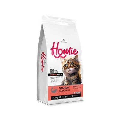 Mother & Baby Anne ve Bebek Kediler İçin Somonlu Kedi Maması 1,5 Kg