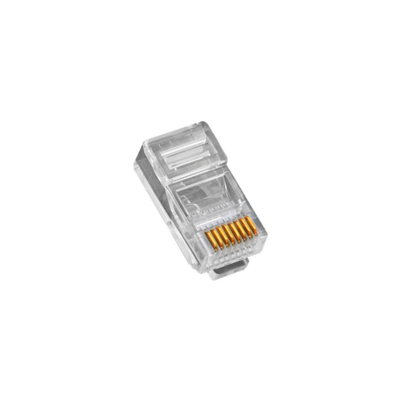MPC6U3EZ CAT6 PLUG U/UTP EZRJ45 YENİ NESİL ALTIN UÇ KONNEKTÖR 100 LÜ PAKET